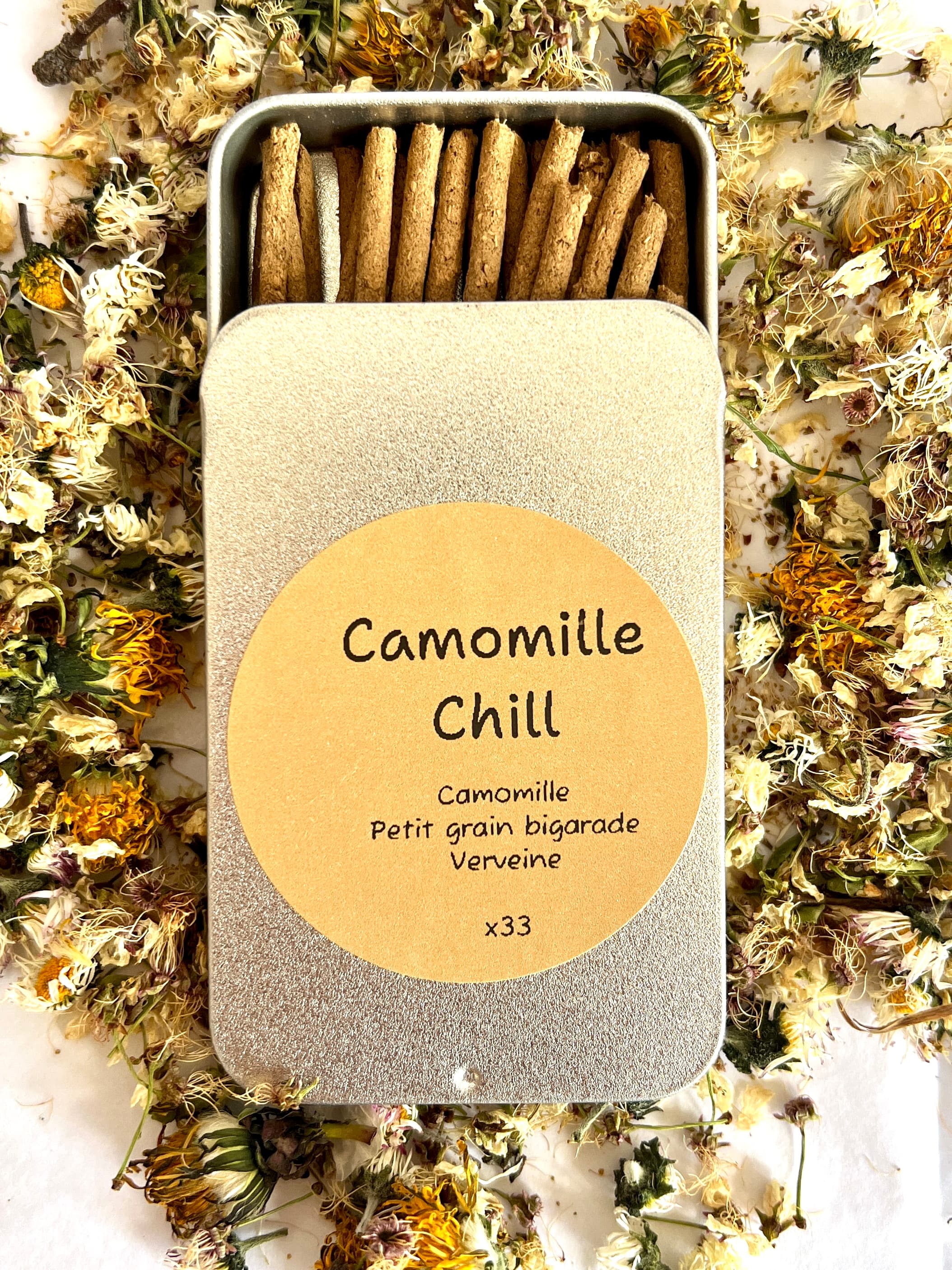 Camomille Chill, bâtonnet d'encens japonais ~ camomille & verveine